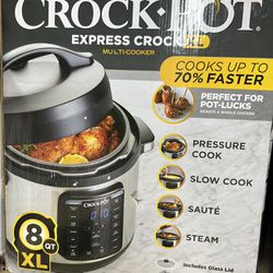 Crock-pot 8-Quart Multi-Use XL Express Crock Programmable Slow