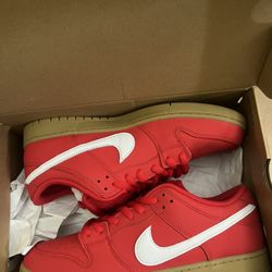 Nike SB dunk low pro university red