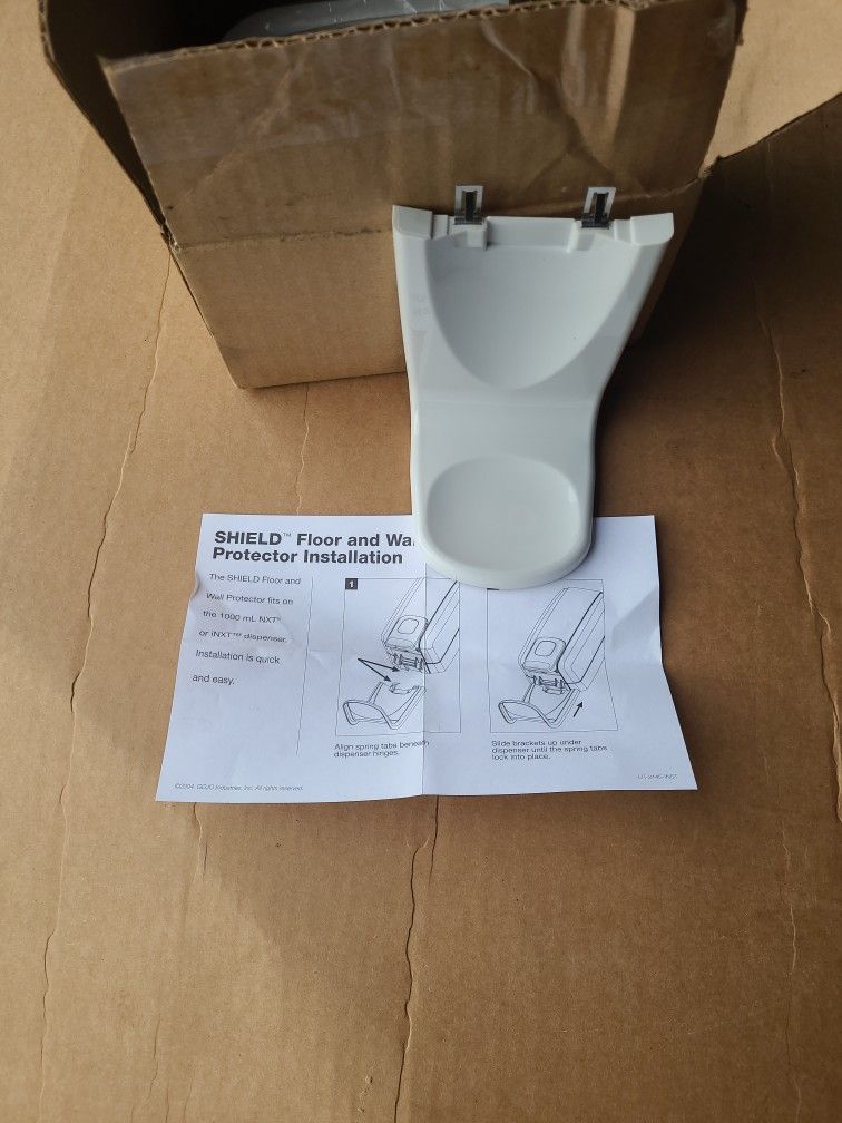 (6) Shield Floor and Wall Protector for Nxt Dispenser