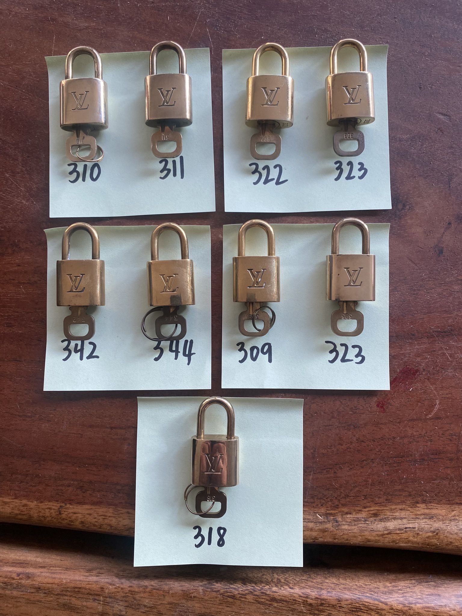 LOUIS VUITTON PADLOCK & KEY