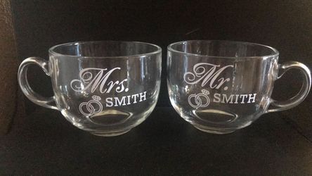 Mr & Mrs Coffee Mugs💞