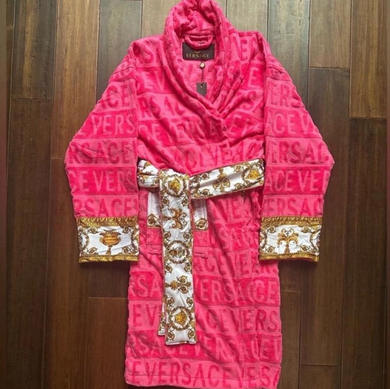 Pink Versace Robe