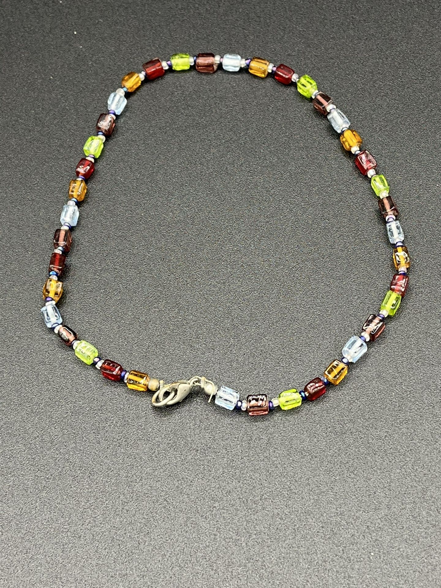 Colorful Beads Mix Small Necklace/choker