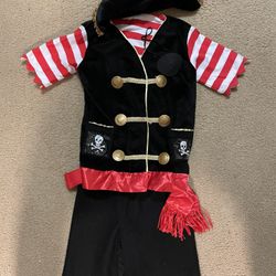 Melissa & Doug Pirate Costume Size 4/6