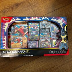 Mega lucario ex figure collection pokemon sealed