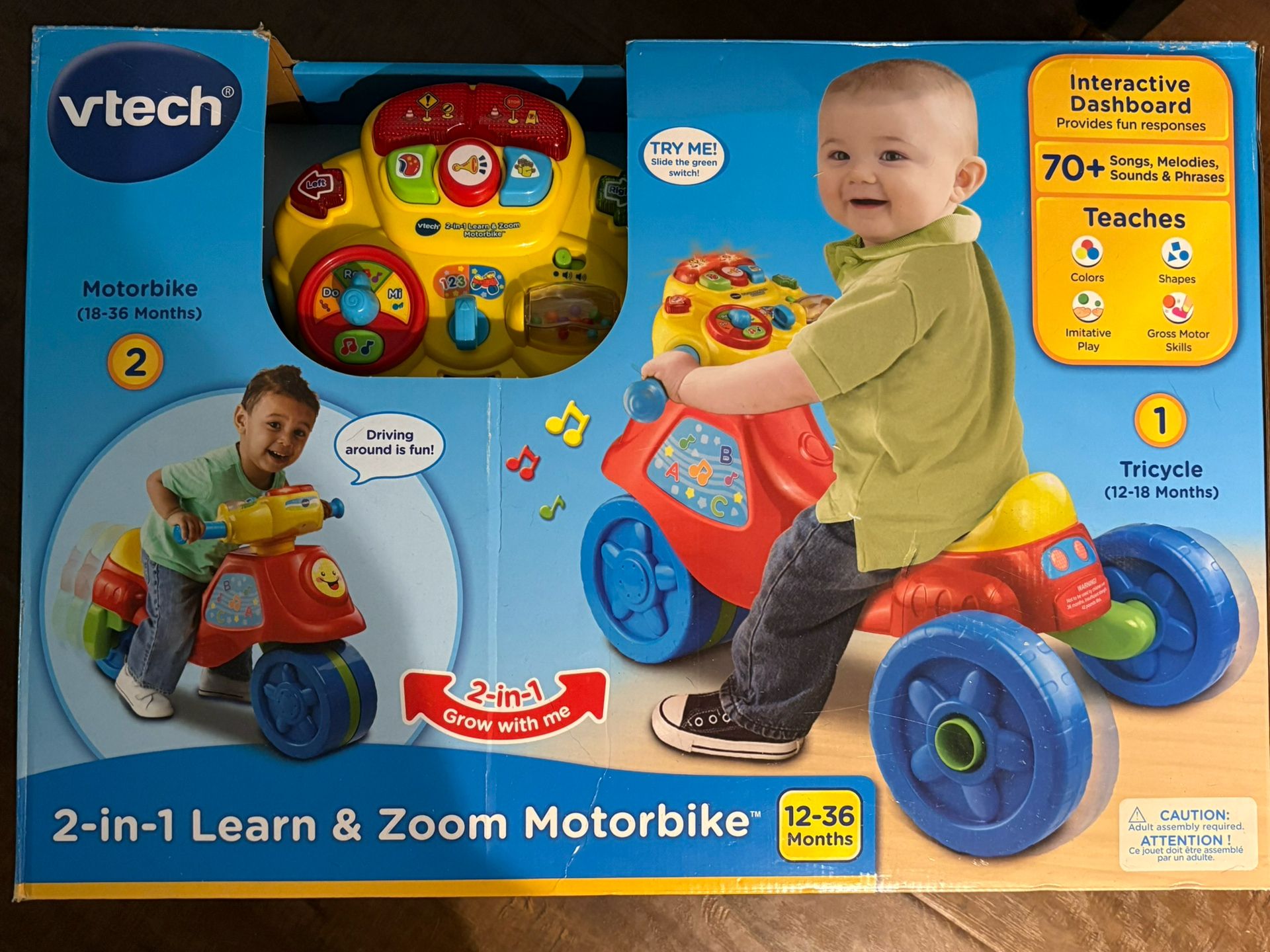 Vtech Toddler Walker,motorbike & Scooter