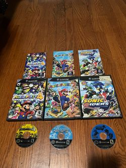 GameCube video games Mario party 4 and 7 Sonic riders $120 firm for all 3 no less