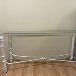 Rectangular Glass Table 