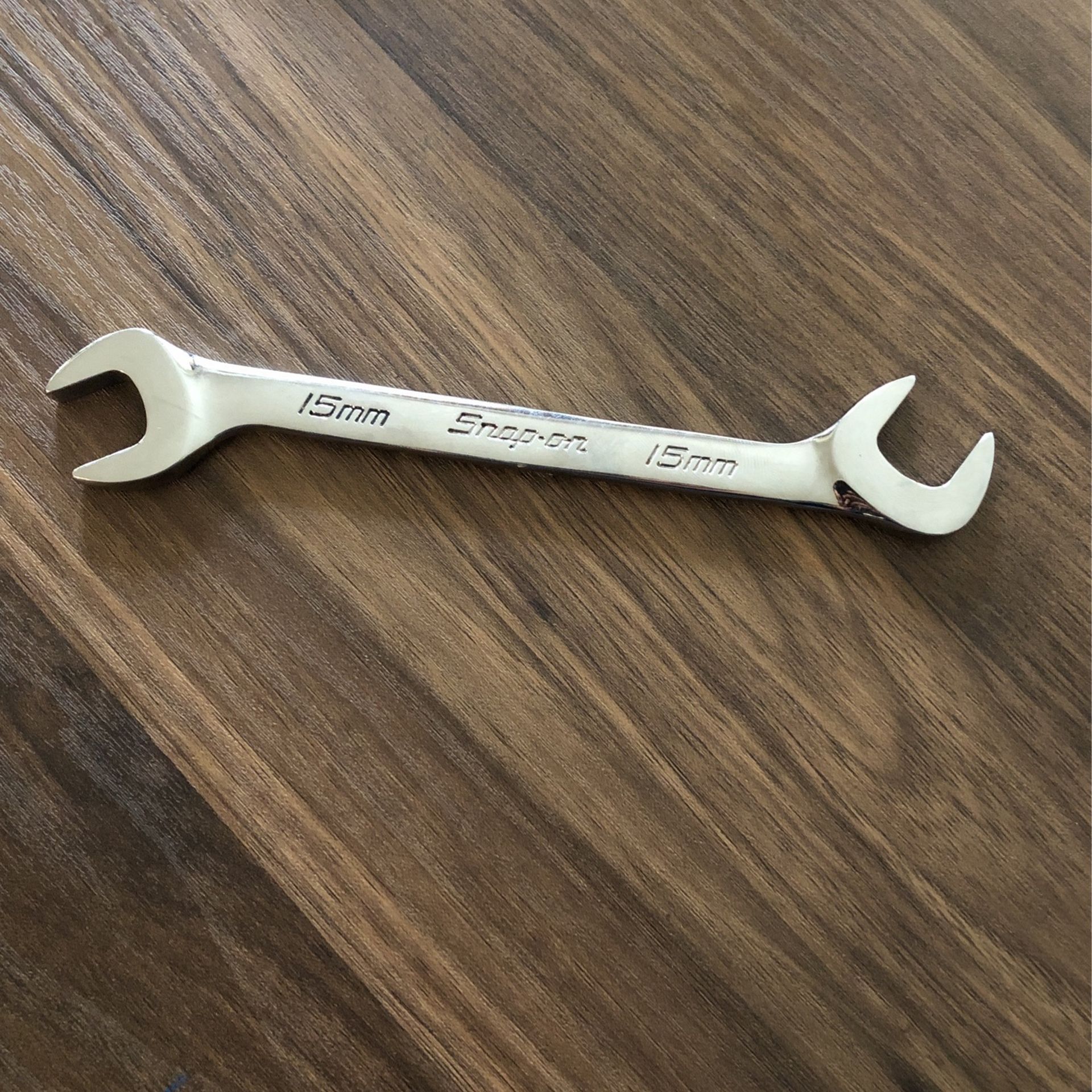 Snap On Metric 4-Way Angle Head Open End Wrench - 15mm - VSM5215B -