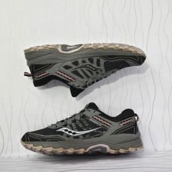 Saucony Excursion TR14 Women’s Size 8.5 Black Gray Trail Running Shoes S10451-16