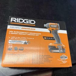 Ridgid Impact Drill ,battery And Charger