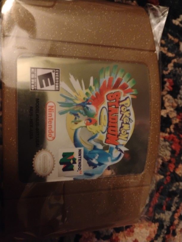Brand New Nintendo 64 Pokemon Stadium Reproduction Game