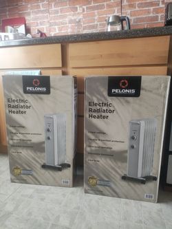 2 New Electric Radiator Heater 100$ Or 50$ For Each 
