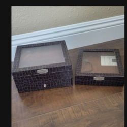 Jewelry Box Set Faux Leather 