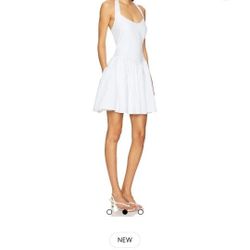 Summer Halter Dress White