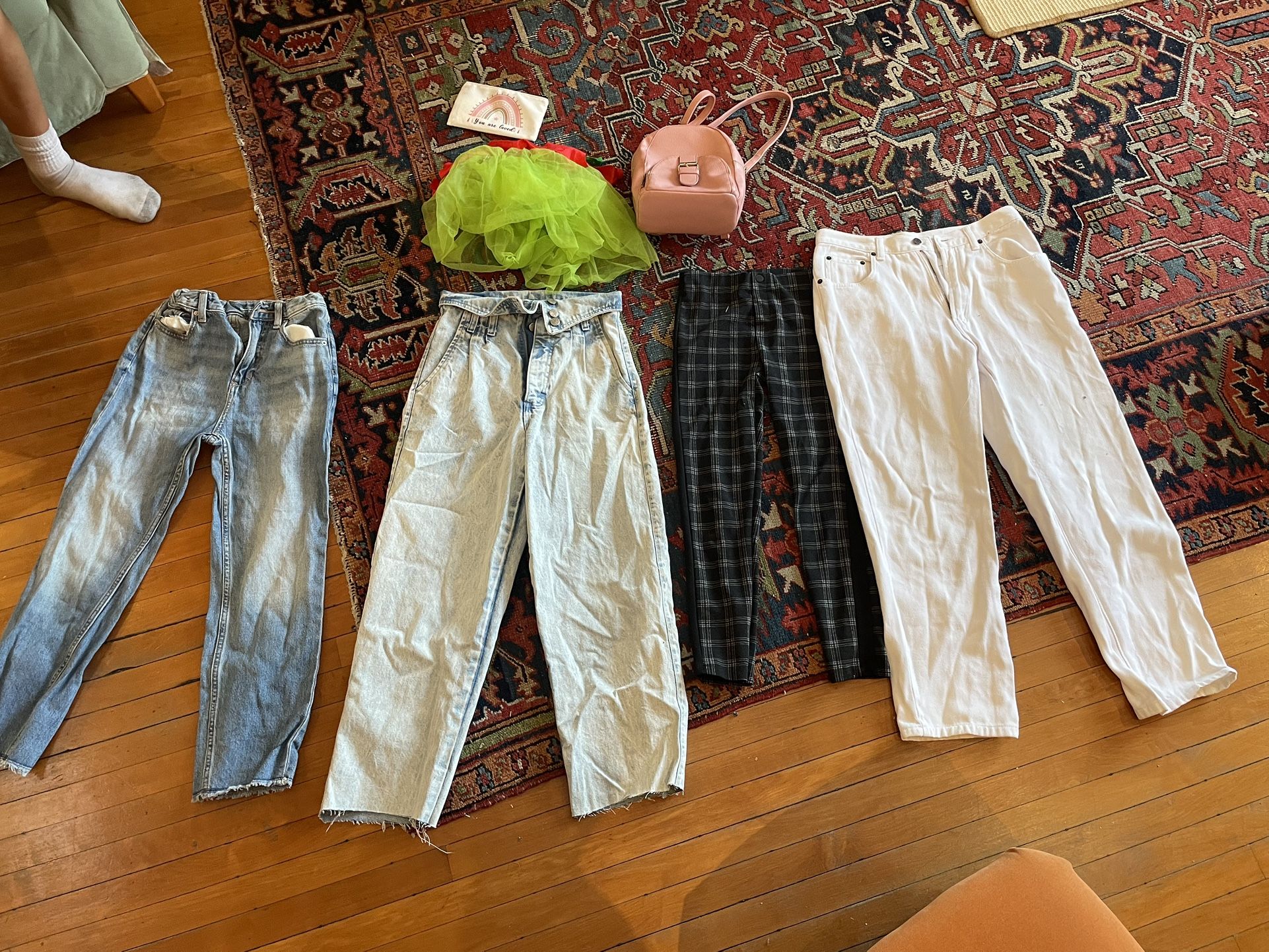 Clothes, Pants, Backpack/Purse/Tutus