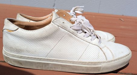 FREE men's 9 GREATS Brooklyn white shoes