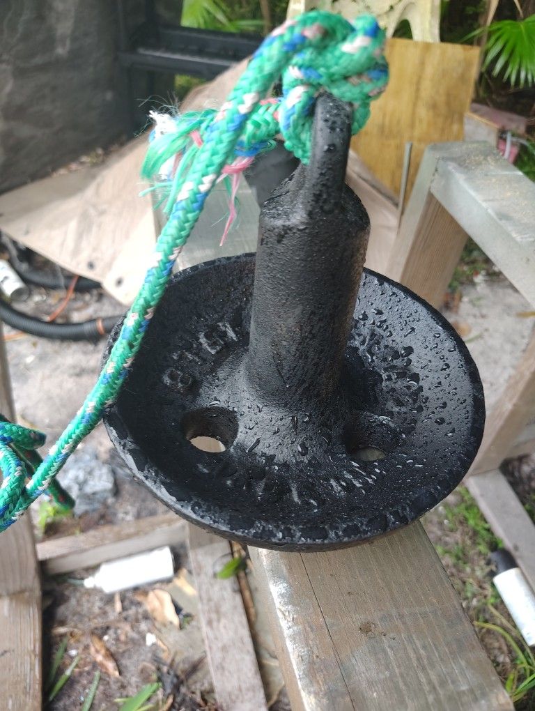 15 lb Mushroom Anchor with Rope
