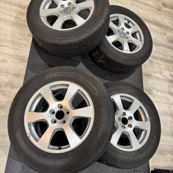 Volvo XC 17” OEM Aluminum Rims + Nankang Winter Tires – Excellent Condition