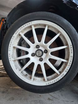 Team dynamic 17x7 +45 wheels 4x100