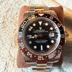 Rolex GMT-Master II 126711CHNR Automatic Black 18k Rose Gold Stainless Steel Men's Wristwatch 40 mm