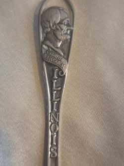 Illinois Land of Lincoln Souvenir Spoon