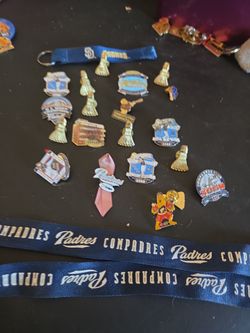 Padre memorabilia pins