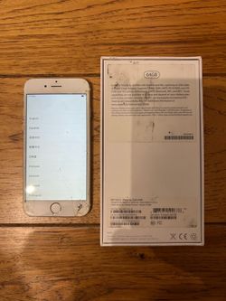 iPhone 6s- cracked screen 64GB Gold