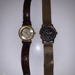 Michael Kors Exclusive Mens Watch And Amitron Watch 