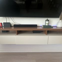 3 Drawer Floating TV stand