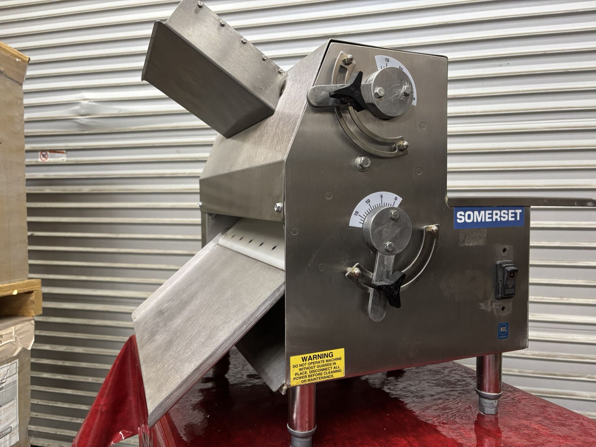 20” Somerset Dough Sheeter Roller Machine 115v Pizza Fondant Bakery Twin Pass Double Duty