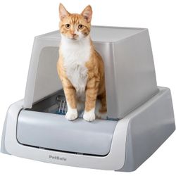 NEW PetSafe ScoopFree Crystal Plus Front-Entry Self-Cleaning Cat Litter Box - Never Scoop Litter Again Hands-Free Cleanup *INCLUDING FRONT ENTRY TOP*