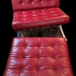 Vintage Knoll Barcelona  Chair & Ottoman