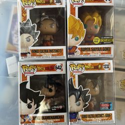 Dragonball Z & Dragon Ball Super Funko Pop Lot