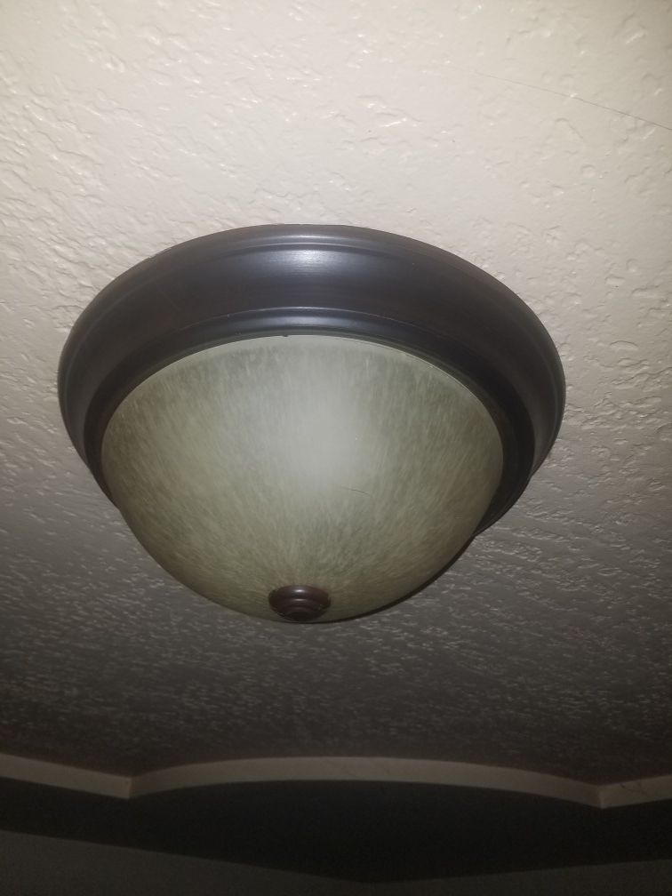 Ceiling Light oiled bronze