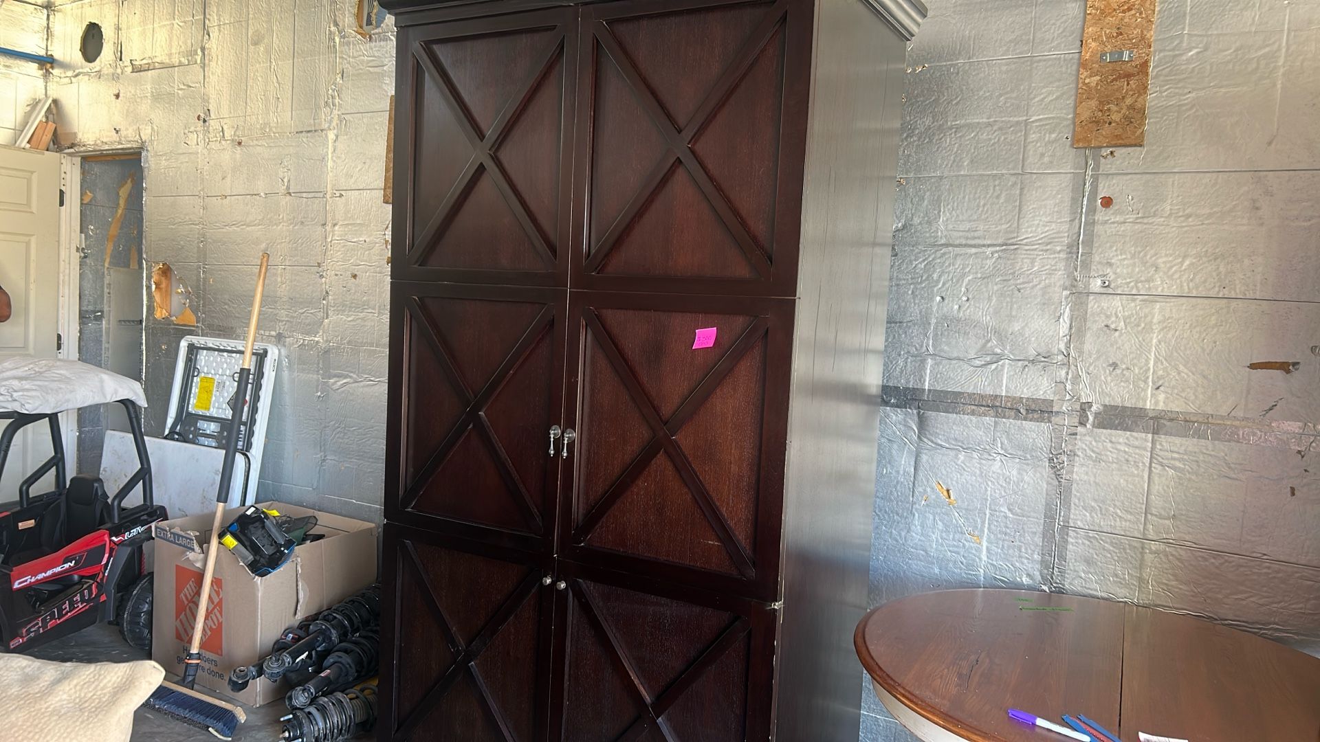 Standing Bar Cabinet With Lights