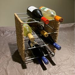 12 Bottle Wine Rack For Counter Top