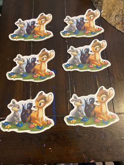 Bambi Wooden Cut Outs 6”