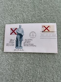 1976 First Day Of Issue Cover Bicentennial Series 13¢ Alabama State Flag Stamp #1654