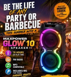 Max power speakers / karaoke