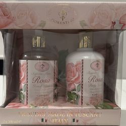 Saponificio Artigianale Fiorentino Rose Body & Hand Wash 2pcs