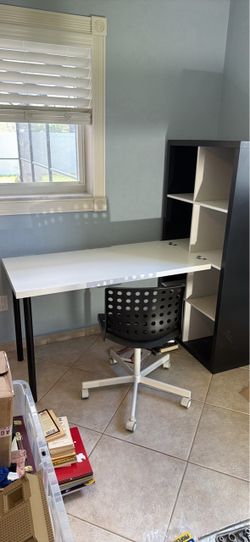 Desk chair bookcase