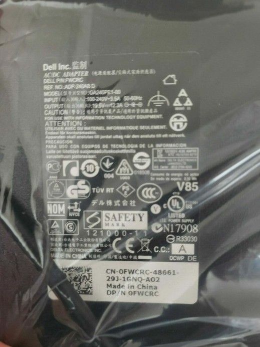 NEW Dell 240W LA240PM160 AC 19.5V Power Adapter Charger 00MFK9 12.3A GA240PE1-00