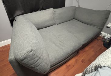 Dark Gray Fabric Sofa