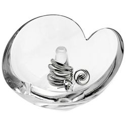 New Nambe Ring Jewelry Glass Holder 
