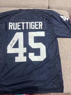 RUDY RUETTIGER SIGNED Autograph Custom Jersey- JSA Coa-Notre Dame Fighting Irish
