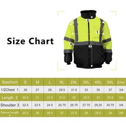 FONIRRA Safety Jackets for Men Reflective ANSI Class 3 High Visibility Winter Bomber Jacket Waterproof Fleece with Black Bottom（Yellow,3XL）