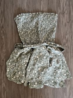 Women’s floral romper dress