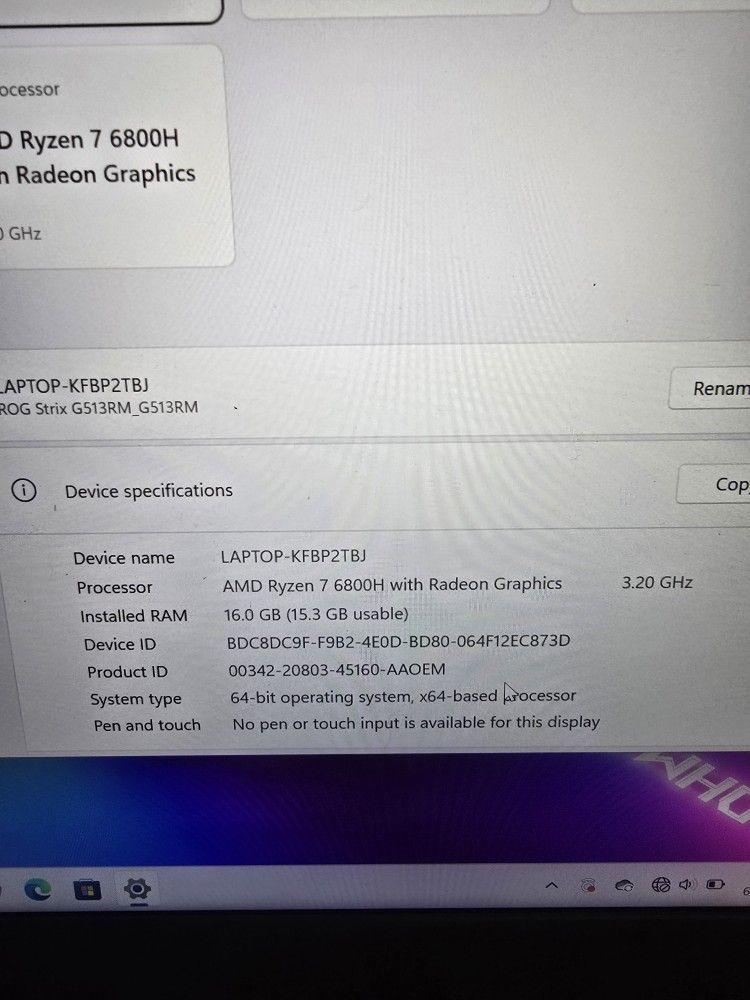 ASUS ROG Strix G17 2022