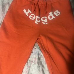 Sp5der Legacy Sweatpant “Orange”